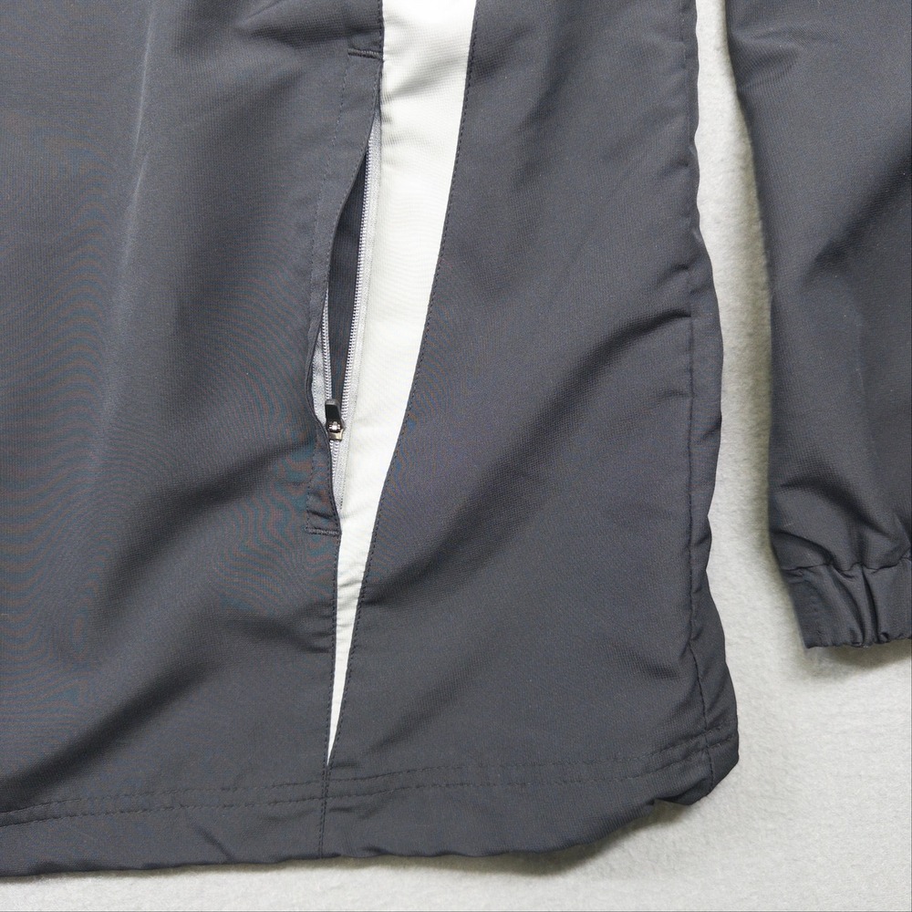 PING Grind Update Golf Windbreaker Mens L Charcoal Gray 1/4 Zip Windshirt Jacket - Picture 12 of 13